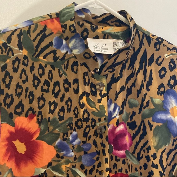 Vintage mixed print shift dress - Picture 4 of 7